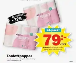 Pekås Toalettpapper, Medlemspris erbjuda