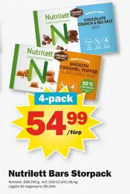 Pekås Nutrilett Bars Storpack erbjuda