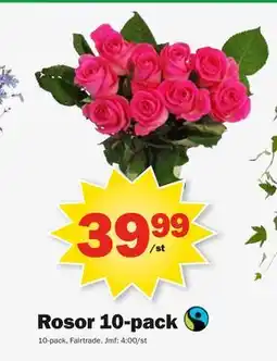 Pekås Rosor 10-pack erbjuda