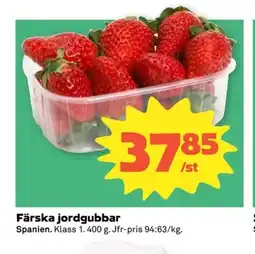 Coop Färska jordgubbar erbjuda