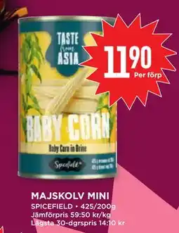 Willys MAJSKOLV MINI erbjuda