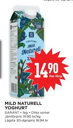 Willys MILD NATURELL YOGHURT erbjuda