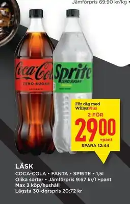 Willys Hemma LÄSK, Medlemspris erbjuda