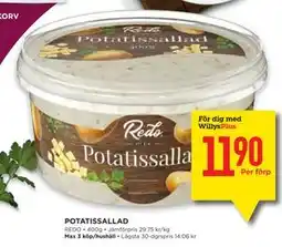Willys Hemma POTATISSALLAD, Medlemspris erbjuda