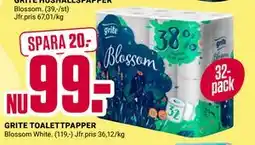 ÖoB GRITE TOALETTPAPPER erbjuda