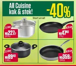 ÖoB All Cuisine kok & stek! erbjuda