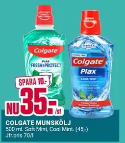ÖoB COLGATE MUNSKÖLJ erbjuda