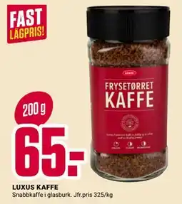ÖoB LUXUS KAFFE erbjuda