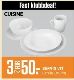 ÖoB SERVIS VIT, Medlemspris erbjuda