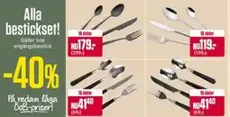 ÖoB Alla bestickset! erbjuda
