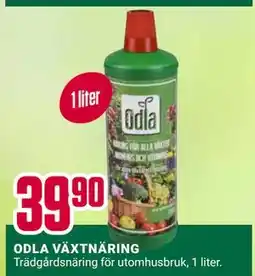 ÖoB ODLA VÄXTNÄRING erbjuda