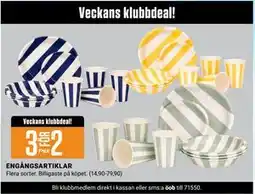 ÖoB ENGÅNGSARTIKLAR erbjuda