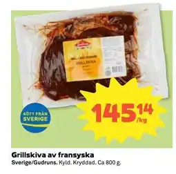 Coop Daglivs Grillskiva av fransyska erbjuda