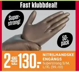 ÖoB NITRILHANDSKE ENGÅNGS, Medlemspris erbjuda