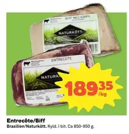 Coop Daglivs Entrecôte/Biff erbjuda