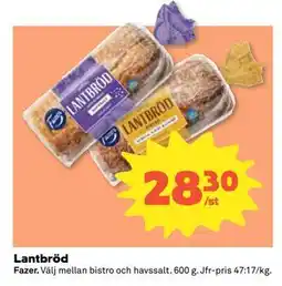 Coop Daglivs Lantbröd erbjuda