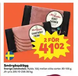 Coop Daglivs Smörgåspålägg erbjuda