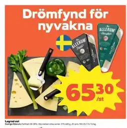 Coop Daglivs Lagrad ost erbjuda