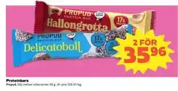 Coop Daglivs Proteinbars erbjuda