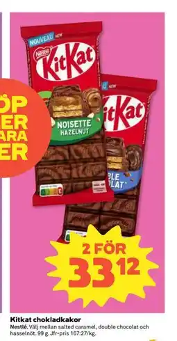 Coop Daglivs Kitkat chokladkakor erbjuda