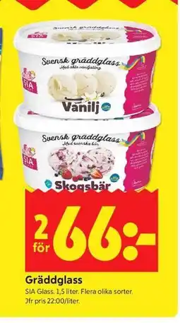 ICA Kvantum Gräddglass erbjuda