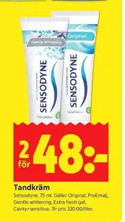 ICA Kvantum Tandkräm erbjuda