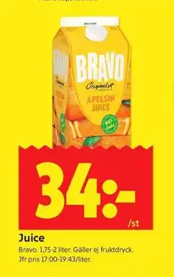 ICA Kvantum Juice erbjuda