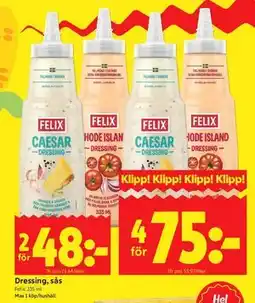 ICA Kvantum Dressing, sås erbjuda