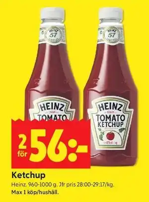 ICA Kvantum Ketchup erbjuda
