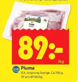 ICA Kvantum Pluma erbjuda