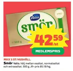 Coop VALIO Smör erbjuda