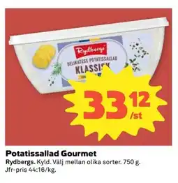 Coop RYDBERGS Potatissallad gourmet erbjuda