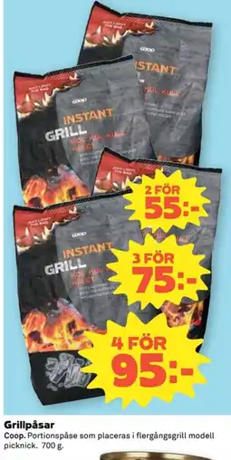 Coop COOP Grillpåsar erbjuda