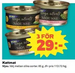 Coop MJAU Kattmat erbjuda