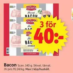 ICA Supermarket SCAN Bacon erbjuda