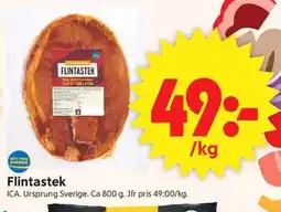 ICA Supermarket ICA Flintastek erbjuda