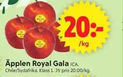 ICA Supermarket ICA Äpplen royal gala erbjuda