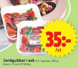 ICA Supermarket ICA Jordgubbar i ask erbjuda