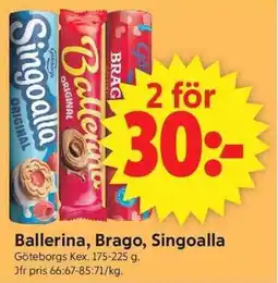 ICA Supermarket Ballerina, brago, singoalla erbjuda