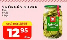 Matrix Butikerna MOTYL Smörgås gurka erbjuda