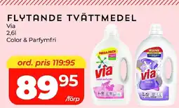 Matrix Butikerna VIA Flytande tvättmedel erbjuda