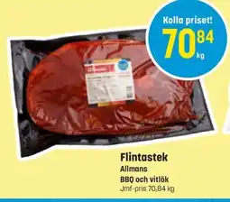 Eurocash ALLMANS Flintastek erbjuda