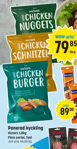 Eurocash VICTORS Panerad kyckling erbjuda