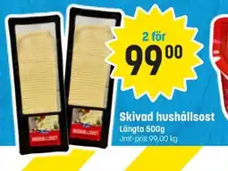 Eurocash LÄNGTA Skivad hushållsost erbjuda