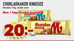 Din Mat MARABOU Chokladkakor kingsize erbjuda