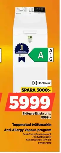 Power Toppmatad tvättmaskin erbjuda
