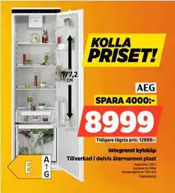 Power Integrerat kylskåp erbjuda