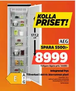 Power Integrerad frys erbjuda