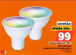 Power Smart LED-lampa erbjuda