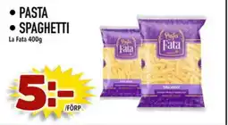 Din Mat La Fata • pasta • spaghetti erbjuda